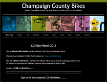 Tablet Screenshot of champaigncountybikes.org